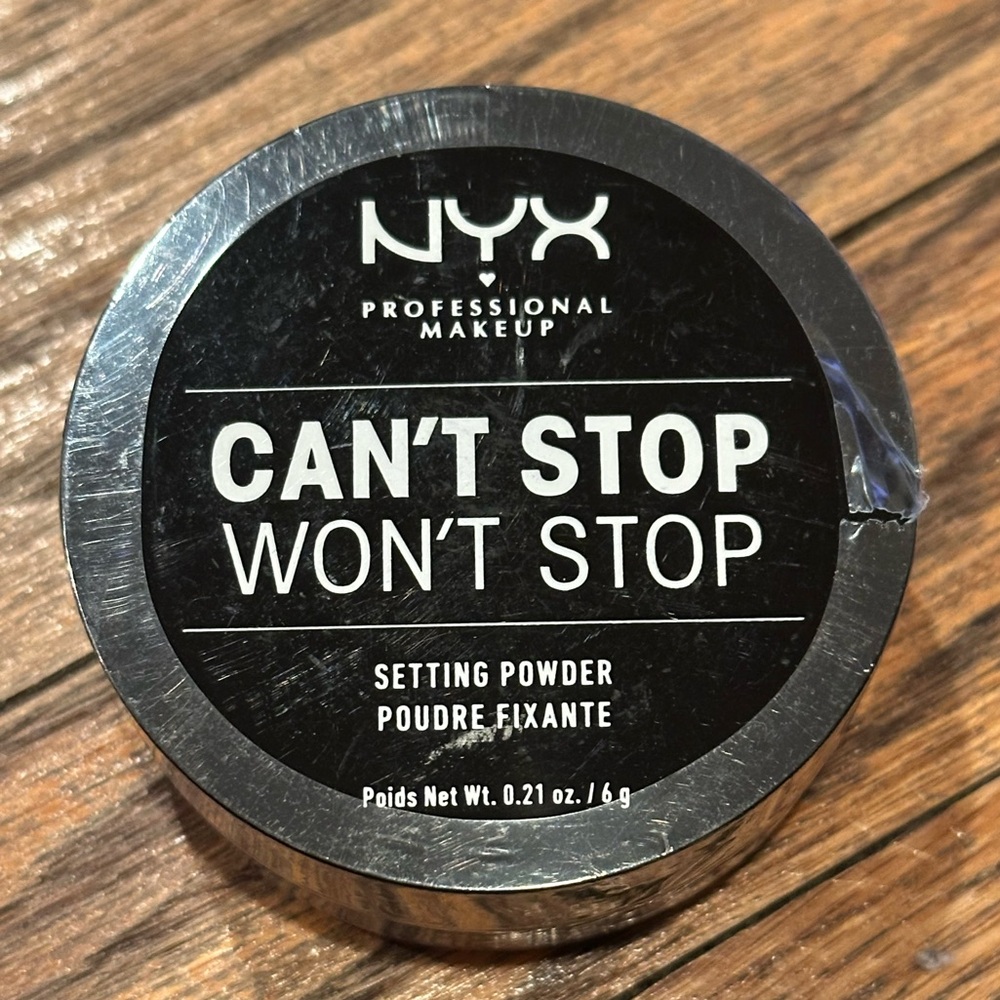 NYX New and Still Sealed Can't Stop Won't Stop Setting Powder in Medium-Deep